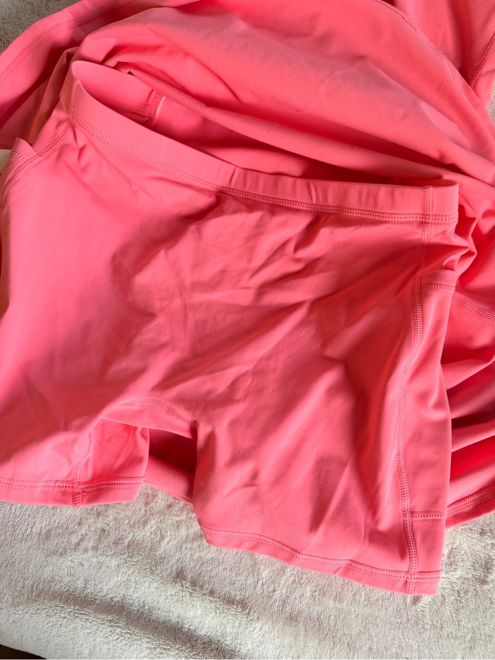 HALARA Coral Pink Mini Dress with Spaghetti Straps - Picture 7 of 11